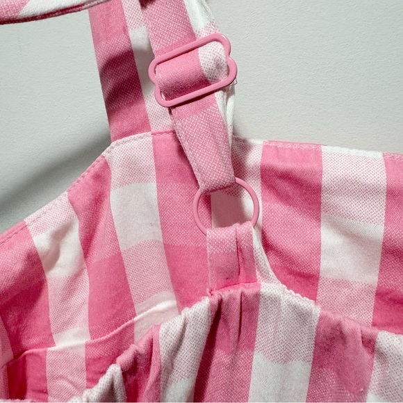 Vixen By Micheline Pitt Dream House Swing Dress Pink Gingham Size 3X Pockets - Picture 11 of 16